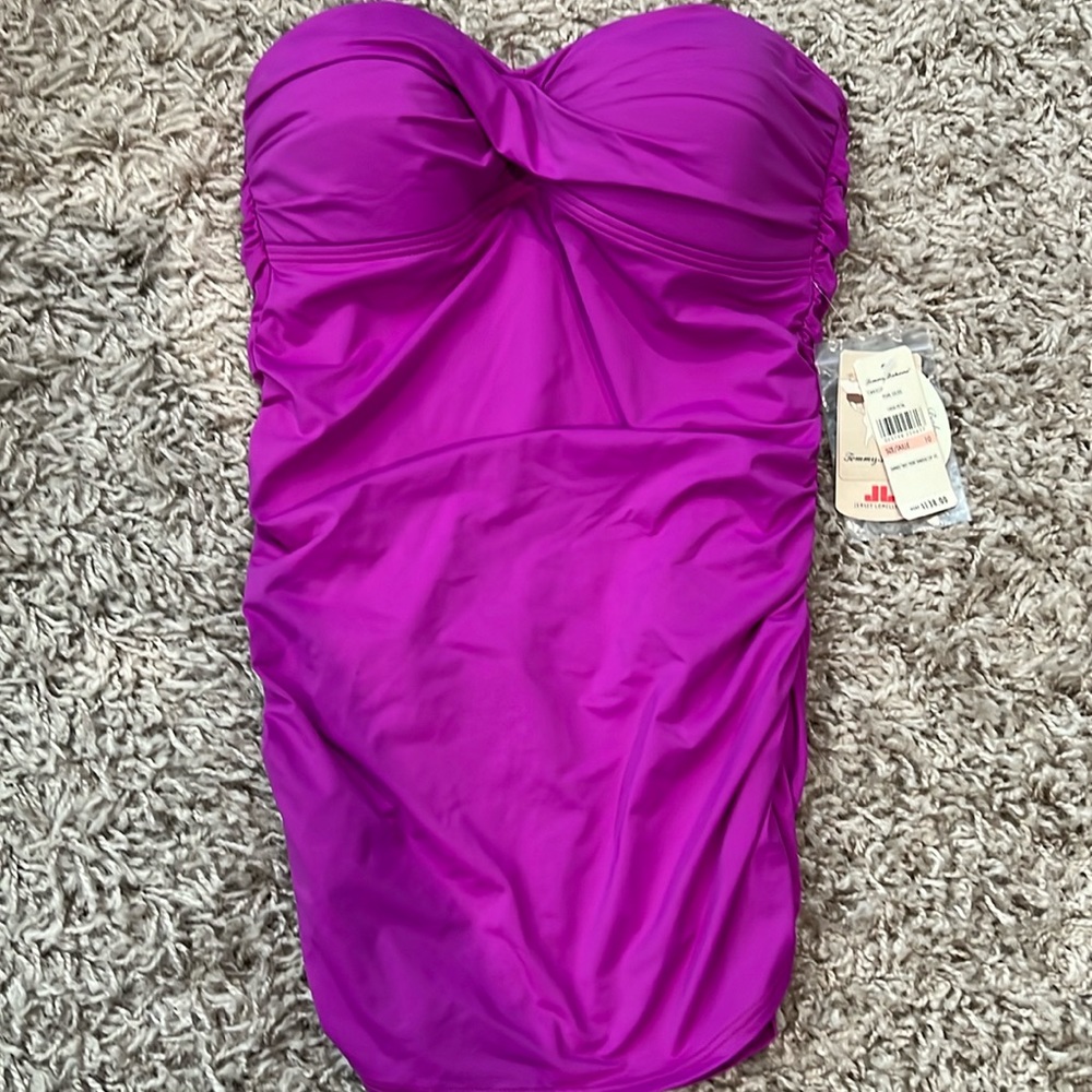 New Tommy Bahama swimsuit.   One piece.  Bandeau style.  New with tags!